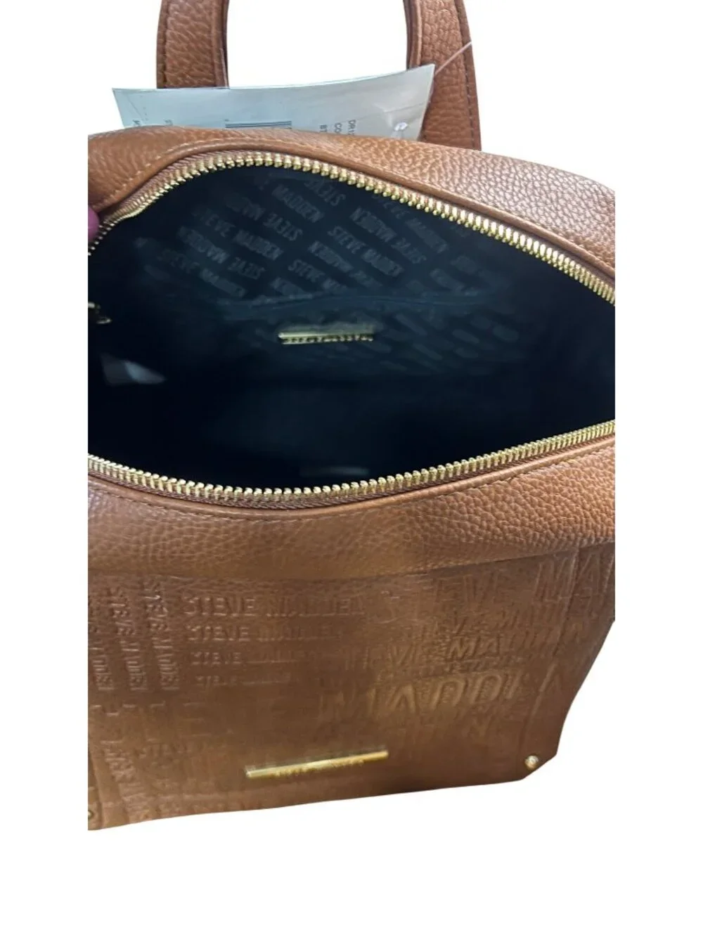 Steve Madden Logo tassel backpack purse, multipurpose, NWT